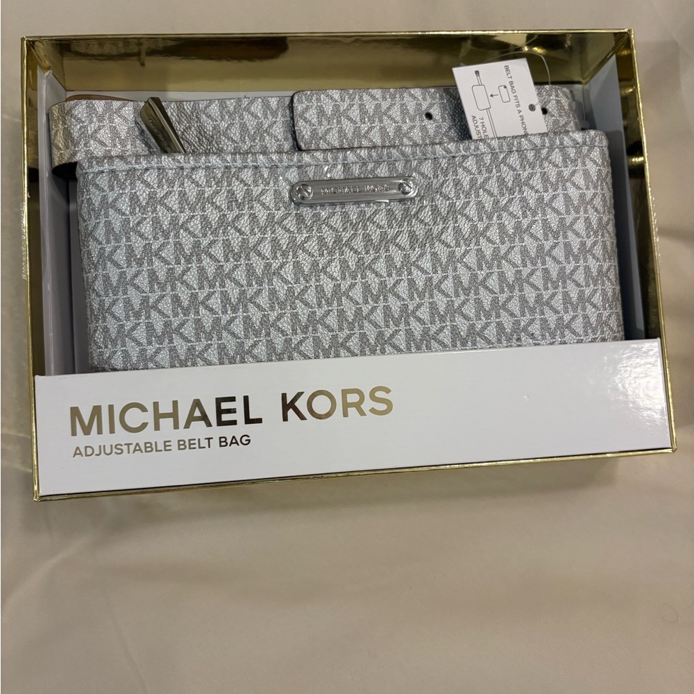 Michael Kors Gray Crossbody Bag